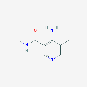 molecular formula C8H11N3O B8509014 4-amino-N,5-dimethylnicotinamide 