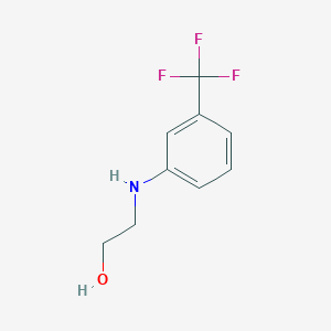 molecular formula C9H10F3NO B8509022 N-(3-trifluoromethylphenyl)ethanolamine CAS No. 402-37-9