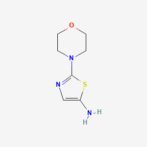 molecular formula C7H11N3OS B8509104 2-Morpholin-4-yl-thiazol-5-ylamine 
