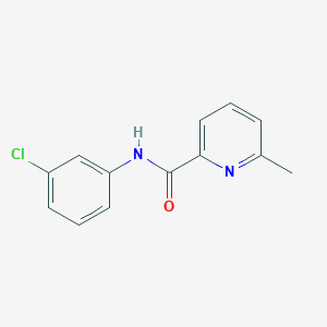molecular formula C13H11ClN2O B8509134 6-Methyl-pyridine-2-carboxylic acid-(3-chloro-phenyl)-amide 