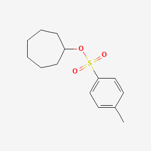 molecular formula C14H20O3S B8509207 Cycloheptyl para-toluenesulfonate 