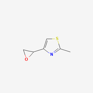 molecular formula C6H7NOS B8509213 2-(2-Methyl-thiazol-4-yl)ethylene oxide 