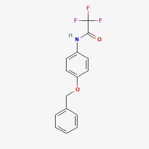 molecular formula C15H12F3NO2 B8509231 N-(4-Benzyloxy-phenyl)-2,2,2-trifluoro-acetamide 