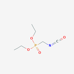 molecular formula C6H12NO4P B8509285 Diethyl (isocyanatomethyl)phosphonate CAS No. 21955-18-0