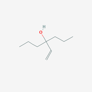molecular formula C9H18O B8509354 4-Vinylheptan-4-ol 