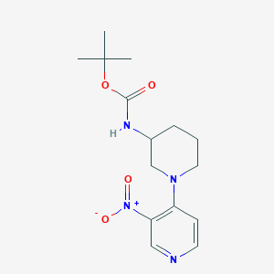 tert-butyl N-[1-(3-nitropyridin-4-yl)piperidin-3-yl]carbamate