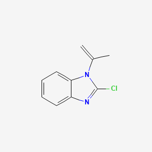 molecular formula C10H9ClN2 B8509424 2-Chloro-1-(prop-1-en-2-yl)-1H-benzo[d]imidazole 