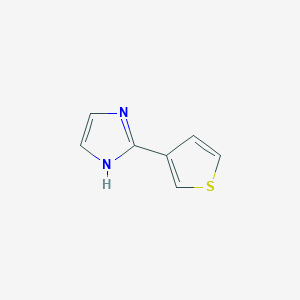 B8509601 2-(3-thienyl)-1H-imidazole CAS No. 1033715-40-0