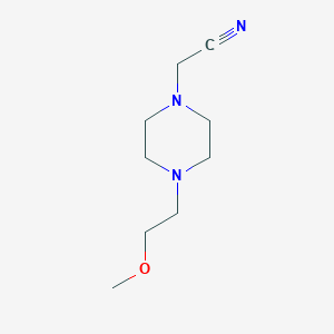 molecular formula C9H17N3O B8509611 [4-(2-Methoxy-ethyl)-piperazin-1-yl]-acetonitrile 