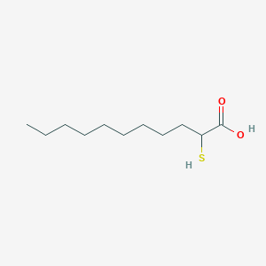molecular formula C11H22O2S B8509625 2-Sulfanylundecanoic acid CAS No. 192082-40-9