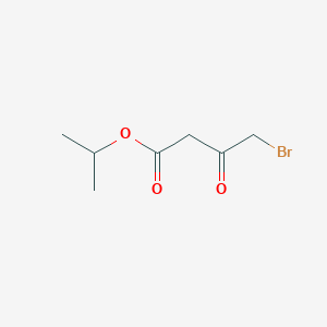 molecular formula C7H11BrO3 B8509678 Isopropyl 4-bromo-3-oxobutanoate 
