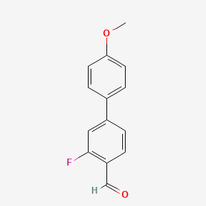 3-Fluoro-4'-methoxy-biphenyl-4-carbaldehyde