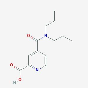 4-Dipropylcarbamoyl-pyridine-2-carboxylic acid