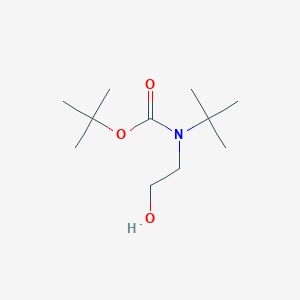 molecular formula C11H23NO3 B8509838 N-tert-butoxycarbonyl-N-tert-butylethanolamine 