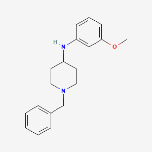 molecular formula C19H24N2O B8509864 1-Benzyl-4-(3-methoxyphenyl)aminopiperidine 