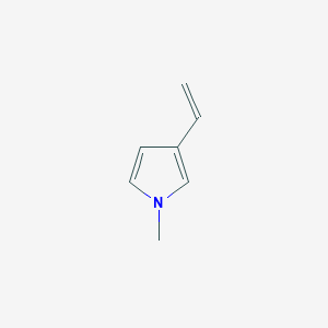 molecular formula C7H9N B8509889 1-Methyl-3-vinylpyrrole 