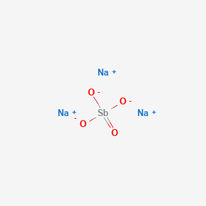 molecular formula Na3O4Sb B085099 Sodium antimony CAS No. 11112-10-0