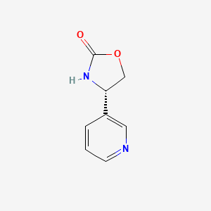 molecular formula C8H8N2O2 B8509930 (S)-4-(pyridin-3-yl)oxazolidin-2-one 
