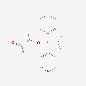 molecular formula C19H24O2Si B8509936 2-(tert-Butyldiphenylsilyloxy)propanal 