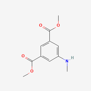 molecular formula C11H13NO4 B8510030 Dimethyl 5-(methylamino)isophthalate CAS No. 55648-31-2