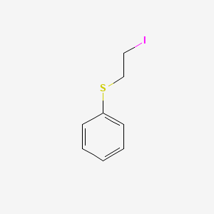 molecular formula C8H9IS B8510090 2-Iodoethylphenyl sulfide 