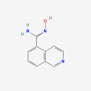 molecular formula C10H9N3O B8510098 N-Hydroxy-5-isoquinolinecarboximidamide 