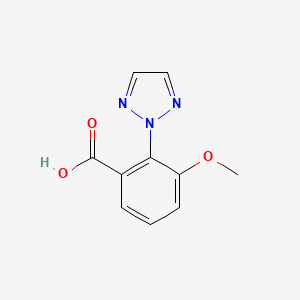 3-methoxy-2-(2H-1,2,3-triazol-2-yl)benzoic acid
