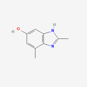 molecular formula C9H10N2O B8510170 2,7-dimethyl-3H-benzimidazol-5-ol 