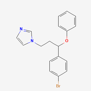 B8510267 1-[3-(4-Bromo-phenyl)-3-phenoxy-propyl]-1H-imidazole CAS No. 857531-74-9