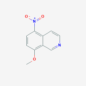 molecular formula C10H8N2O3 B8510406 8-Methoxy-5-nitroisoquinoline 