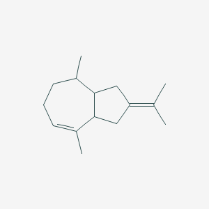 molecular formula C15H24 B085105 1,2,3,3a,4,5,6,8a-Octahydro-2-isopropylidene-4,8-dimethylazulene CAS No. 10482-46-9