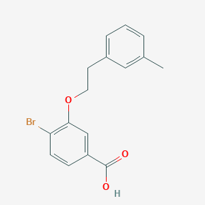 4-Bromo-3-(2-m-tolyl-ethoxy)-benzoic acid