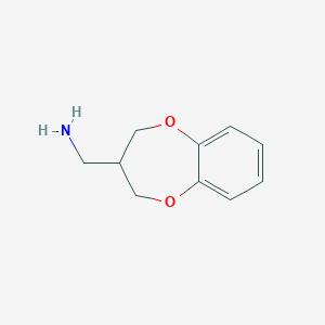 1-(3,4-dihydro-2H-1,5-benzodioxepin-3-yl)methanamine