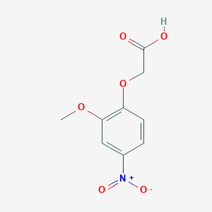 molecular formula C9H9NO6 B8510653 (2-Methoxy-4-nitro-phenoxy)acetic acid 
