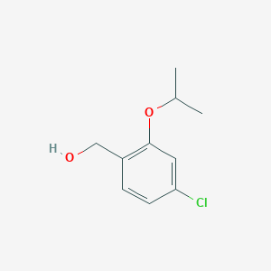 molecular formula C10H13ClO2 B8510668 (4-Chloro-2-isopropoxyphenyl)methanol 
