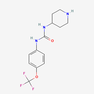 1-(Piperidin-4-yl)-3-(4-(trifluoromethoxy)phenyl)urea