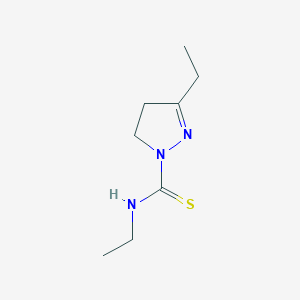 3-Ethyl-4,5-dihydro-pyrazole-1-carbothioic acid ethylamide