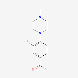 3'-Chloro-4'-(4-methyl-1-piperazinyl)acetophenone