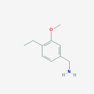 molecular formula C10H15NO B8510871 3-Methoxy-4-ethylbenzylamine 