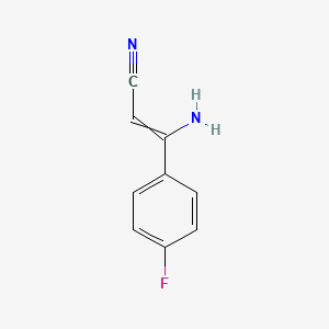 beta-Amino-beta-(p-fluorophenyl)acrylonitrile