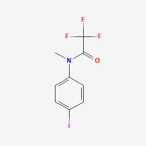 molecular formula C9H7F3INO B8510909 2,2,2-trifluoro-N-(4-iodophenyl)-N-methylacetamide 
