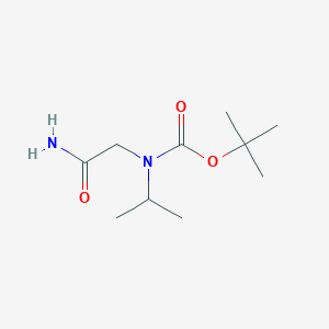 N-carbamoylmethyl-N-isopropyl-carbamic acid t-butyl ester