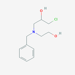 molecular formula C12H18ClNO2 B8510938 3-Benzyl-6-chloro-3-azahexane-1,5-diol 