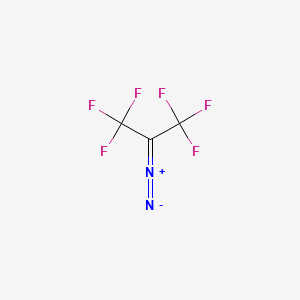 molecular formula C3F6N2 B8510941 2-Diazo-1,1,1,3,3,3-hexafluoropropane CAS No. 684-23-1