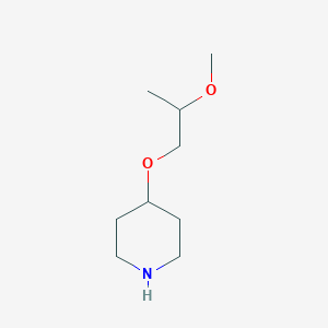 molecular formula C9H19NO2 B8510966 4-(2-Methoxy-n-propoxy)piperidine CAS No. 70979-02-1