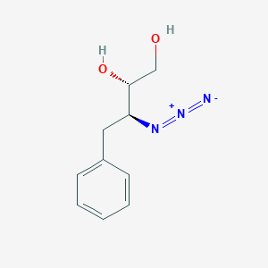 molecular formula C10H13N3O2 B8510974 (2S,3S)-3-azido-4-phenylbutane-1,2-diol 