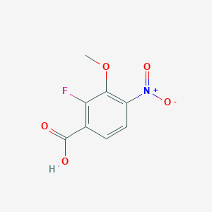 molecular formula C8H6FNO5 B8510980 2-Fluoro-3-methoxy-4-nitrobenzoic acid 