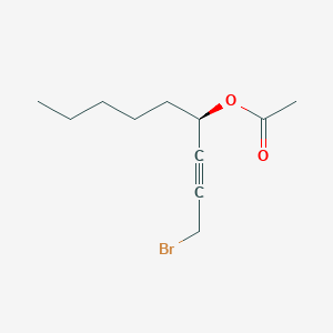 1-bromo-4(R)-acetoxy-2-nonyne