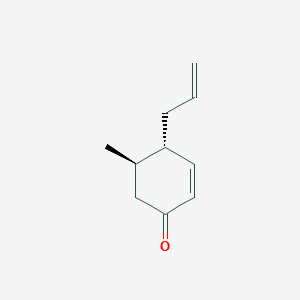 molecular formula C10H14O B8511017 (4S,5R)-5-Methyl-4-(prop-2-en-1-yl)cyclohex-2-en-1-one CAS No. 83002-88-4