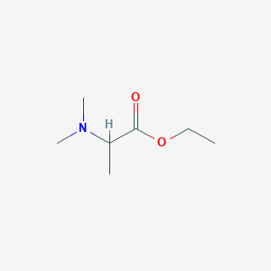 molecular formula C7H15NO2 B8511023 Ethyl 2-(n,n-dimethylamino)-propionate 